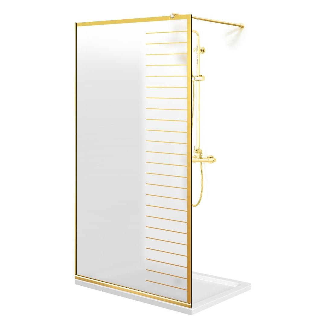 Paravan dus Walk-in, Perete dus Auriu, #Mat #Matt