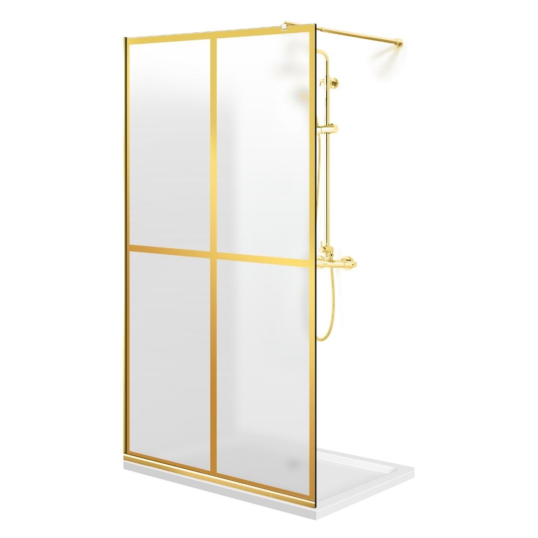 Paravan dus Walk-in, Perete dus Auriu, #Mat #Matt
