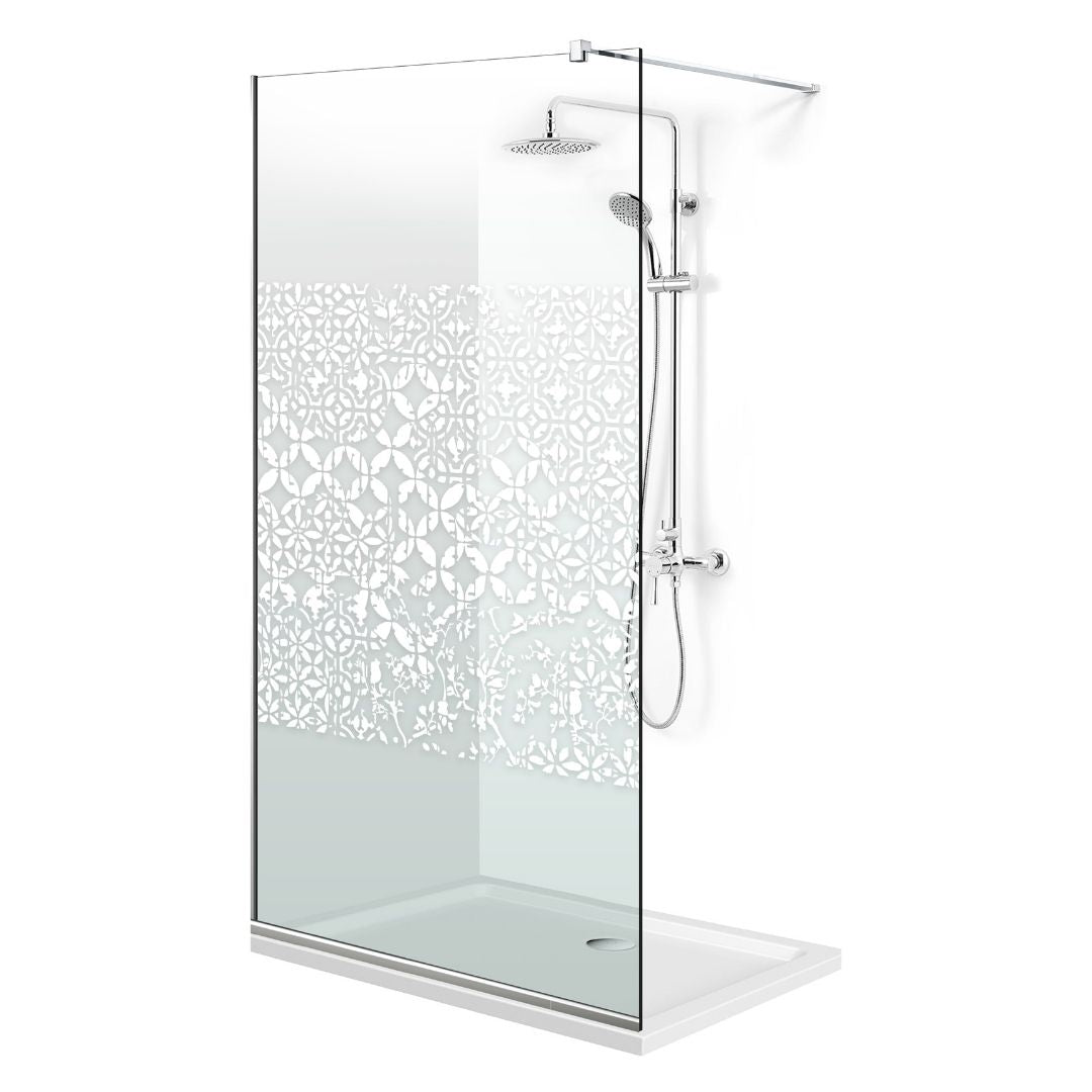 Paravan dus Walk-in, Perete dus Inox, #Clara #Víztiszta