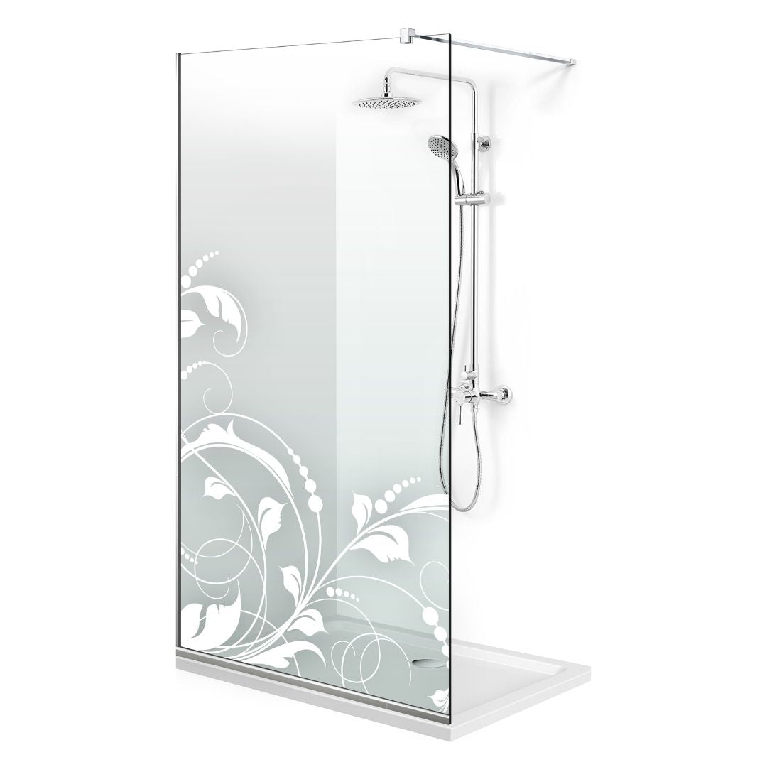 Paravan dus Walk-in, Perete dus Inox, #Clara #Víztiszta