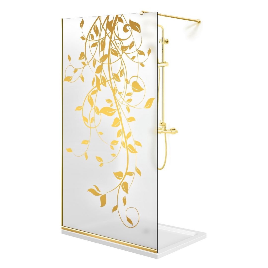 Paravan dus Walk-in, Perete dus Auriu, #Mat #Matt