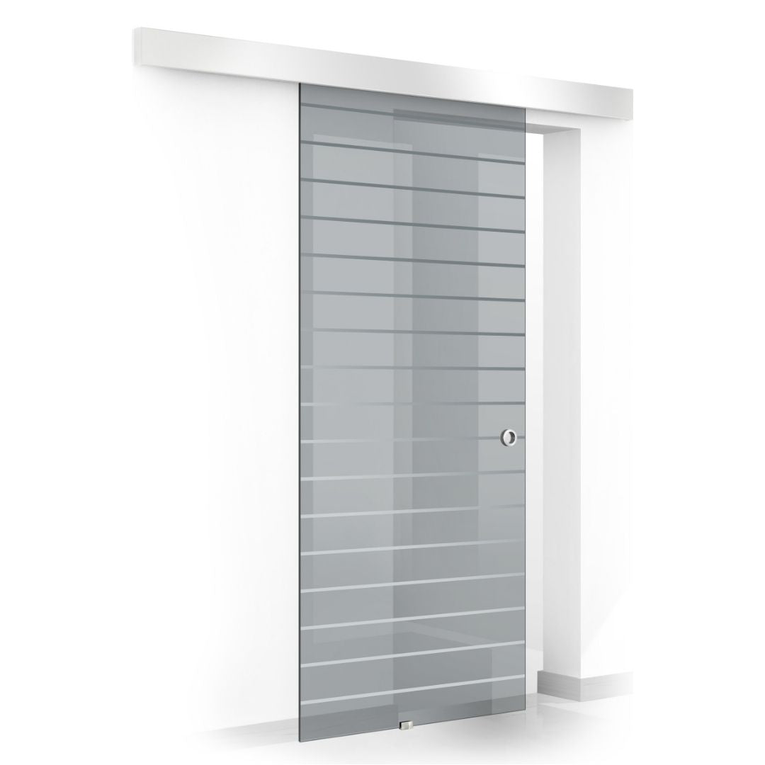 Usa sticla glisanta, Usa sticla interioara #Gri