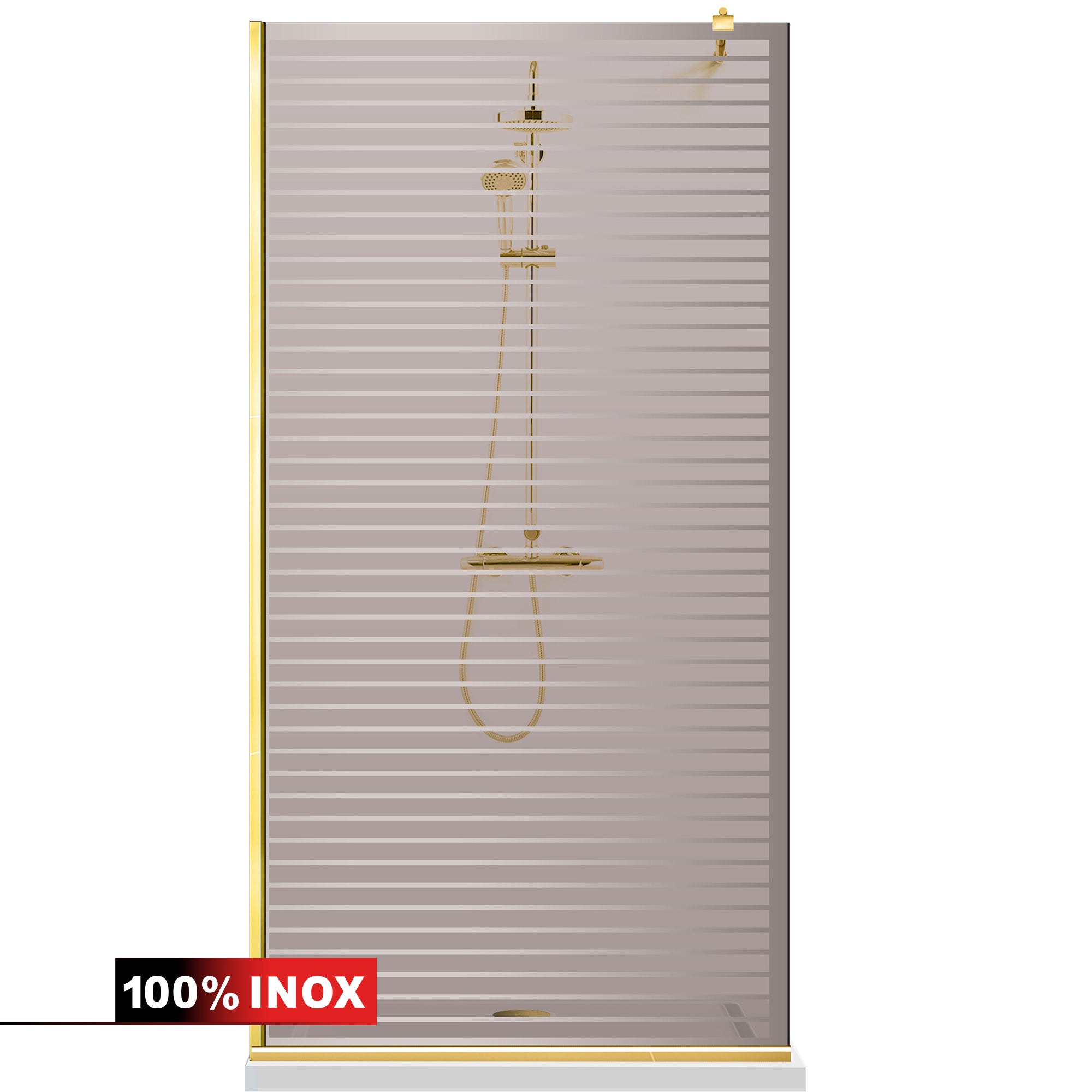 Paravan dus Walk-in, Perete dus Auriu, #Bronz #Bronz