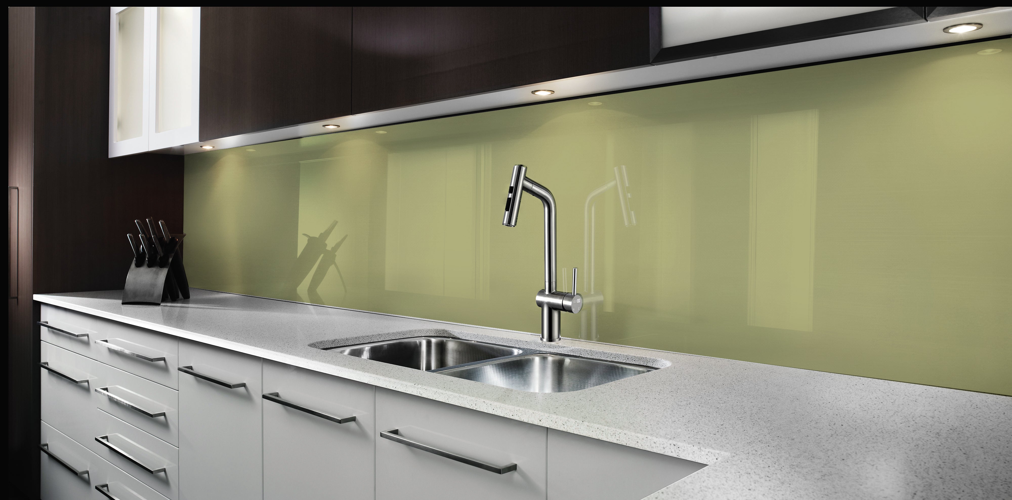 Sticla vopsita bucatarie placari #P4235