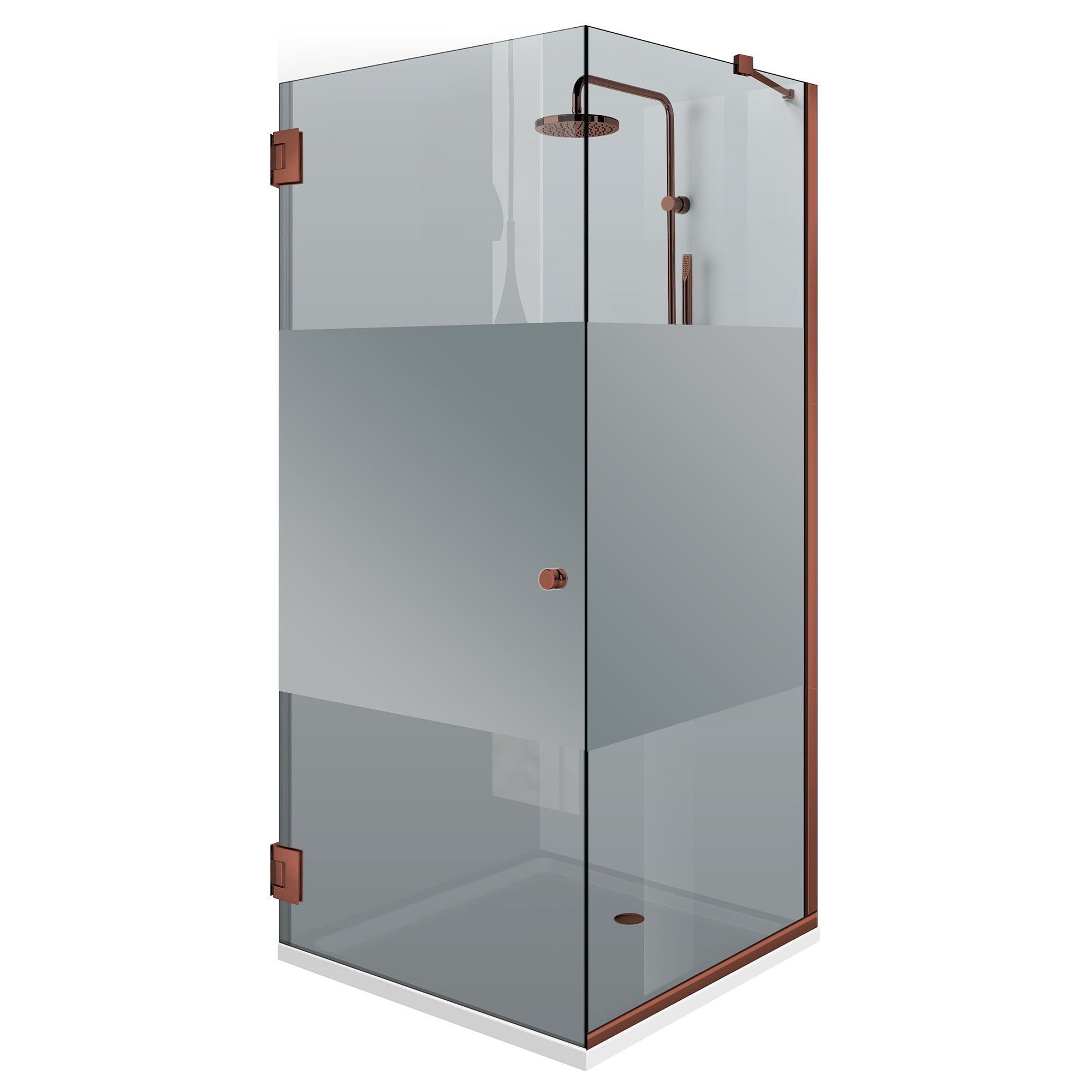 Cabina dus cu usa batanta #Gri