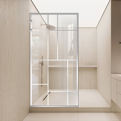 Zuhanyfal Walk-in, Zuhanyfal Rozsdamentes acél, #Viztiszta