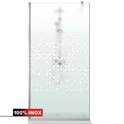 Paravan dus Walk-in, Perete dus  Inox, #Mata #Matt