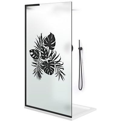 Paravan dus Walk-in, Perete dus Inox, #Mat #Matt