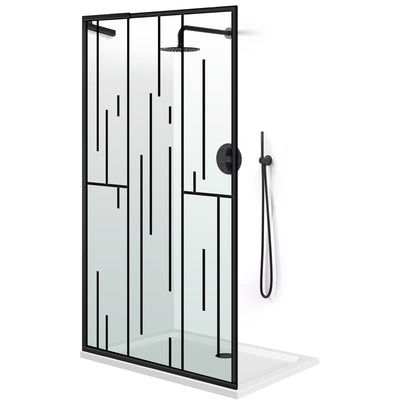 Paravan dus Walk-in, Perete dus Inox, #Clara #Víztiszta