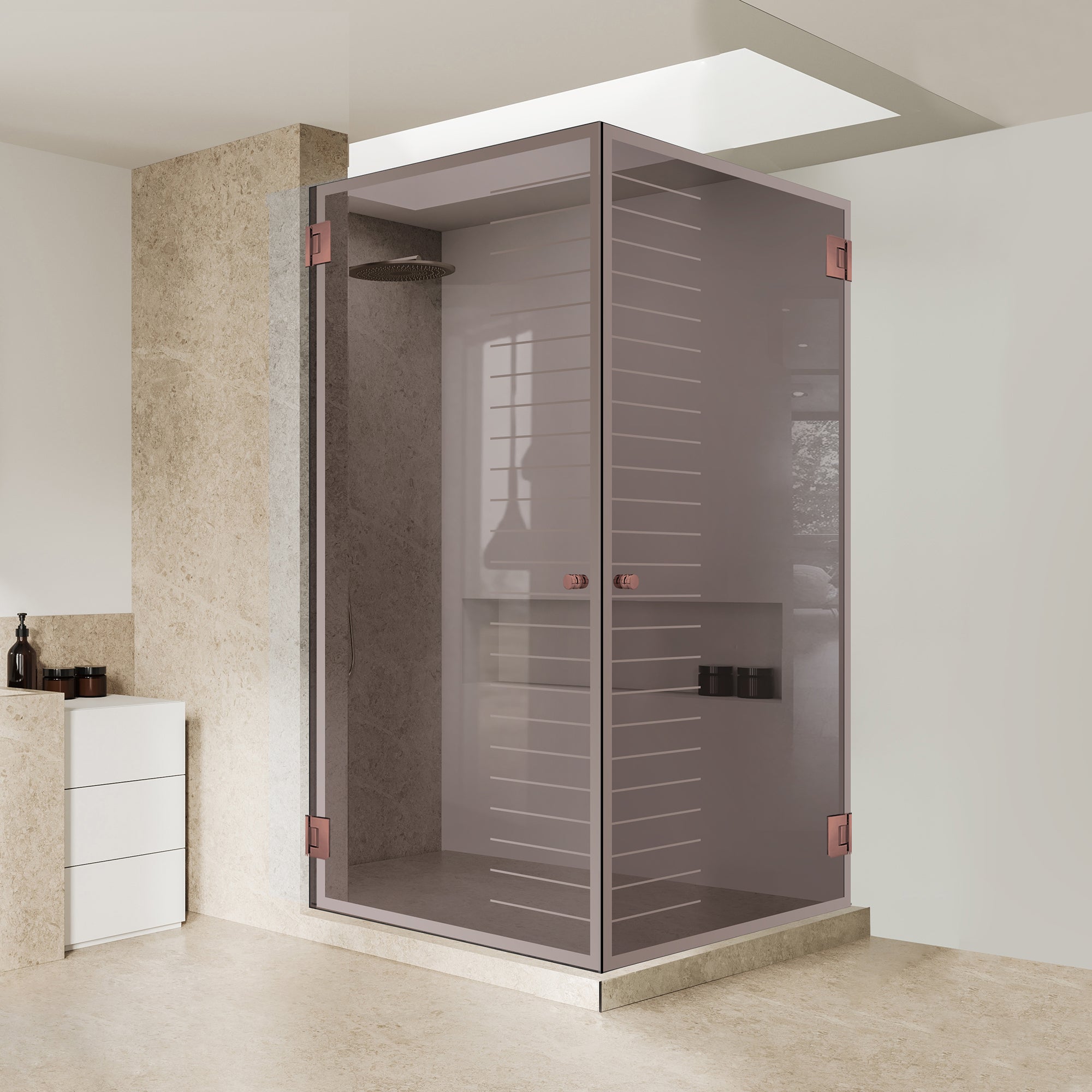 Cabina dus cu usa batanta #Mat