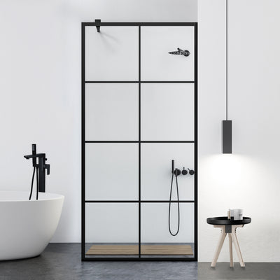 Paravan dus Walk-in, Perete dus Negru, #Clara #Víztiszta