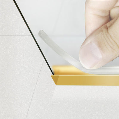 Paravan dus Walk-in, Perete dus  Auriu, #Mat