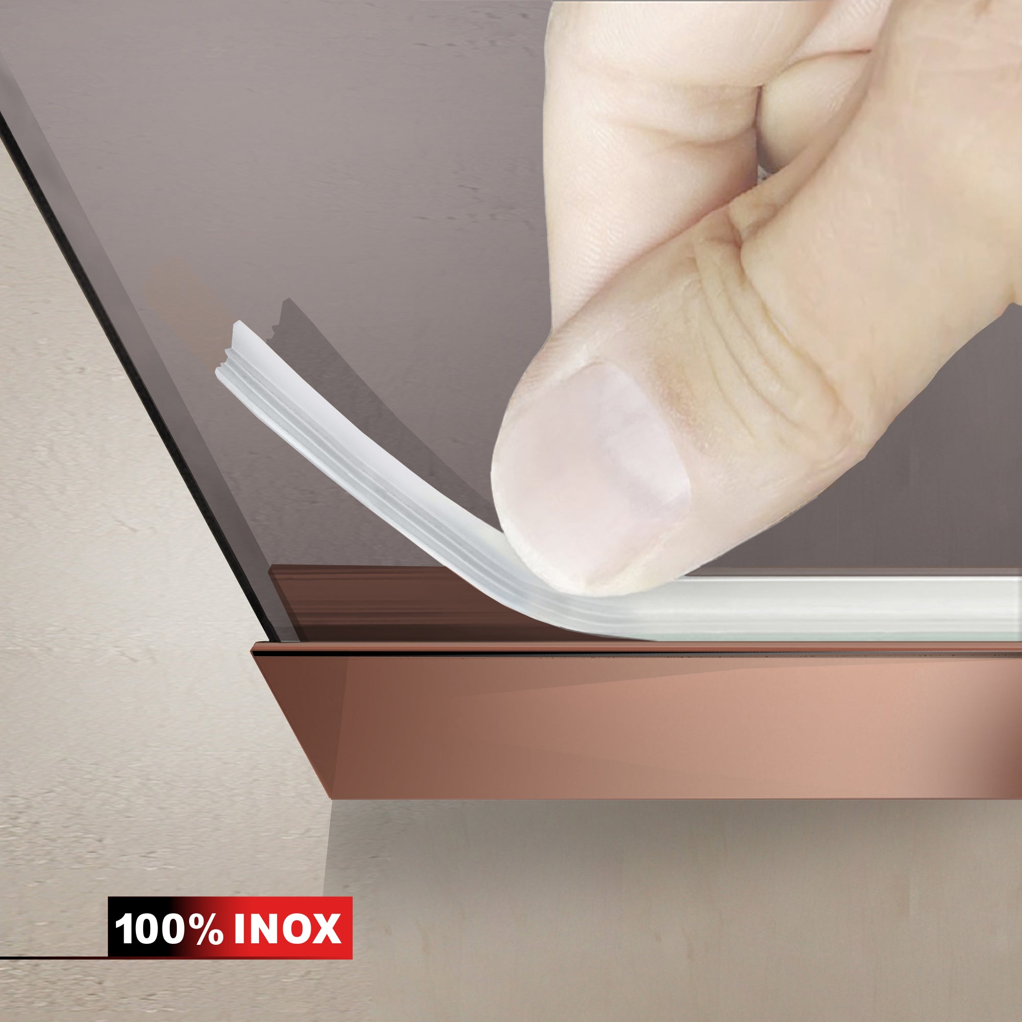 Cabina dus cu usa batanta #Bronz