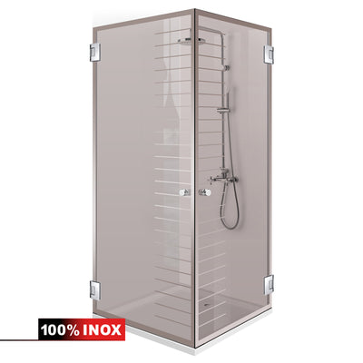 Cabina dus cu usa batanta #Bronz
