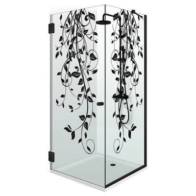 Shower enclosure with swing door #Clear