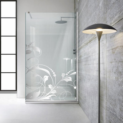 Paravan dus Walk-in, Perete dus  Inox, #Clara #Víztiszta