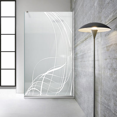 Paravan dus Walk-in, Perete dus  Inox, #Mata #Matt