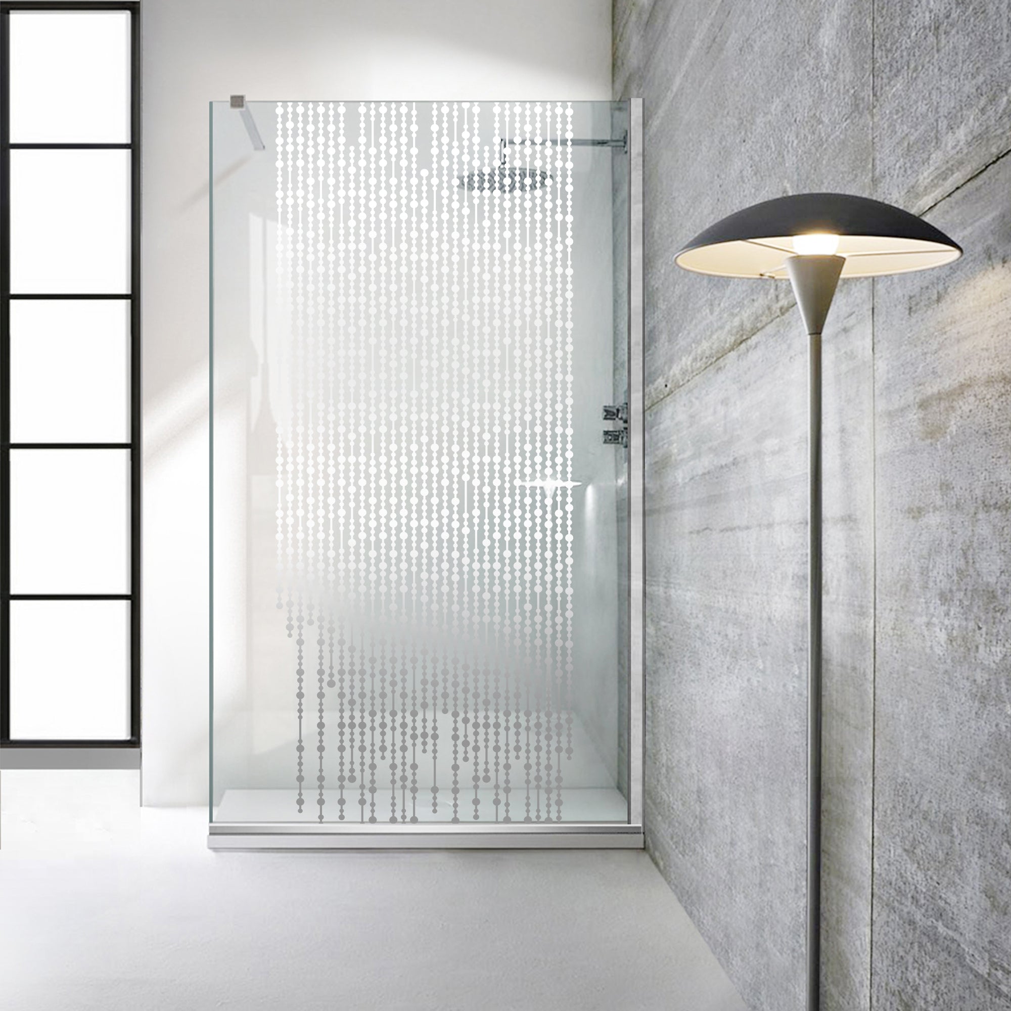 Paravan dus Walk-in, Perete dus  Inox, #Clara #Víztiszta